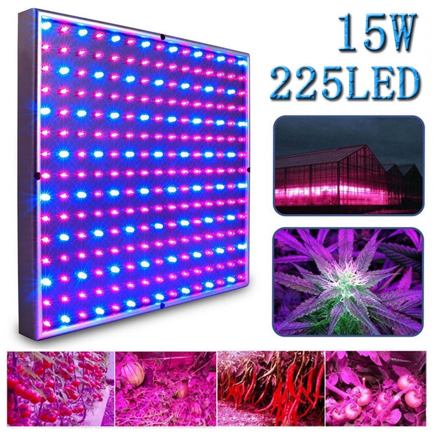 Kaleep LED Grow Light for Red Blue Indoor Garden Greenhouse and Hydroponic Full Spectrum Growing Lamps 15W Hanging Light - EarthCitizen
 - 1