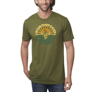 #GrowFood - All Natural - Hemp / Cotton - T-Shirt - Unisex