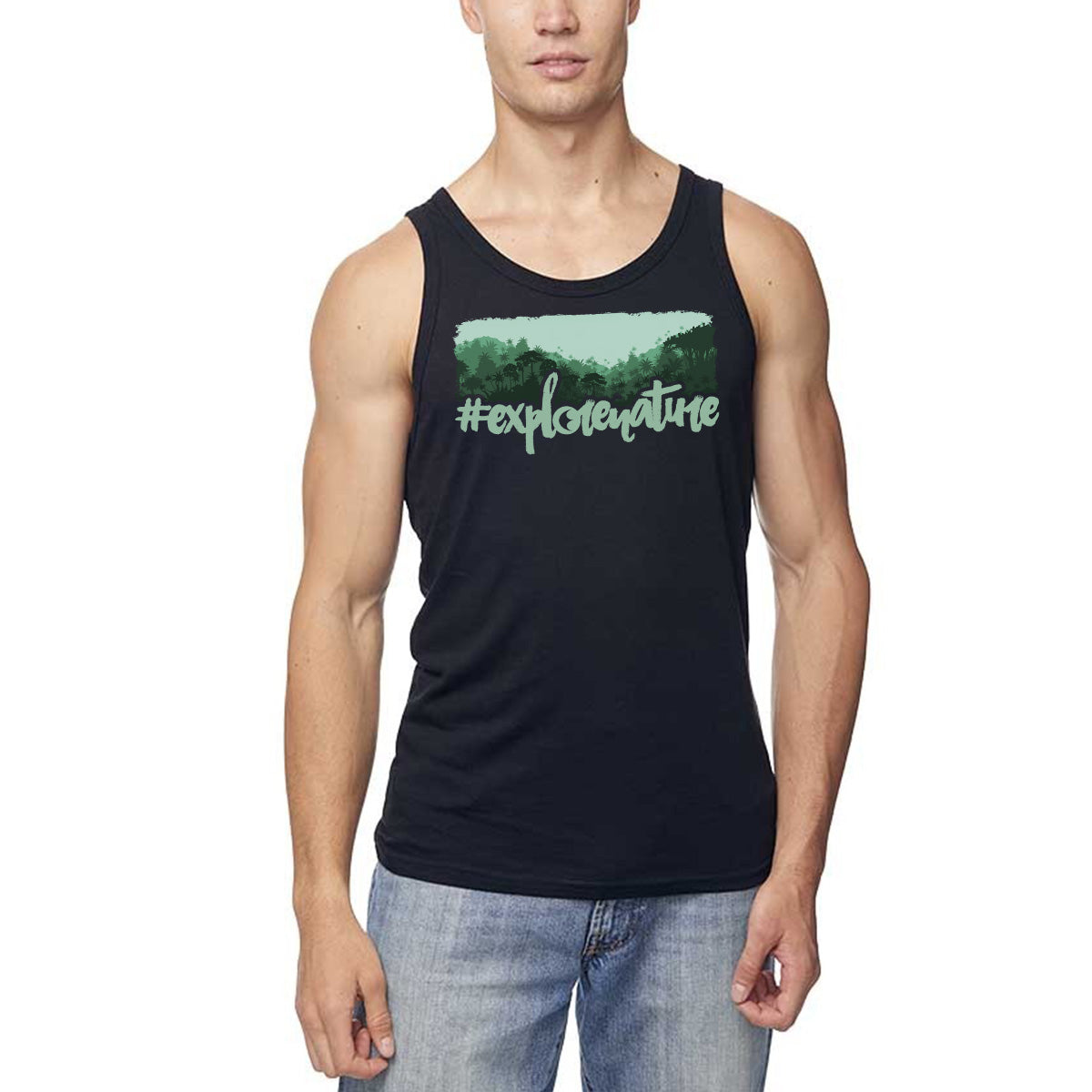 #ExploreNature - Bamboo / Cotton Tank Top - Unisex