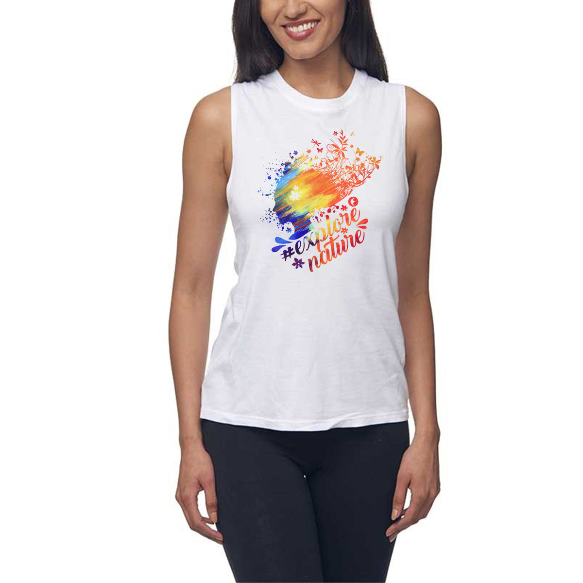 #ExploreNature - Bamboo / Cotton Tank Top - Women's